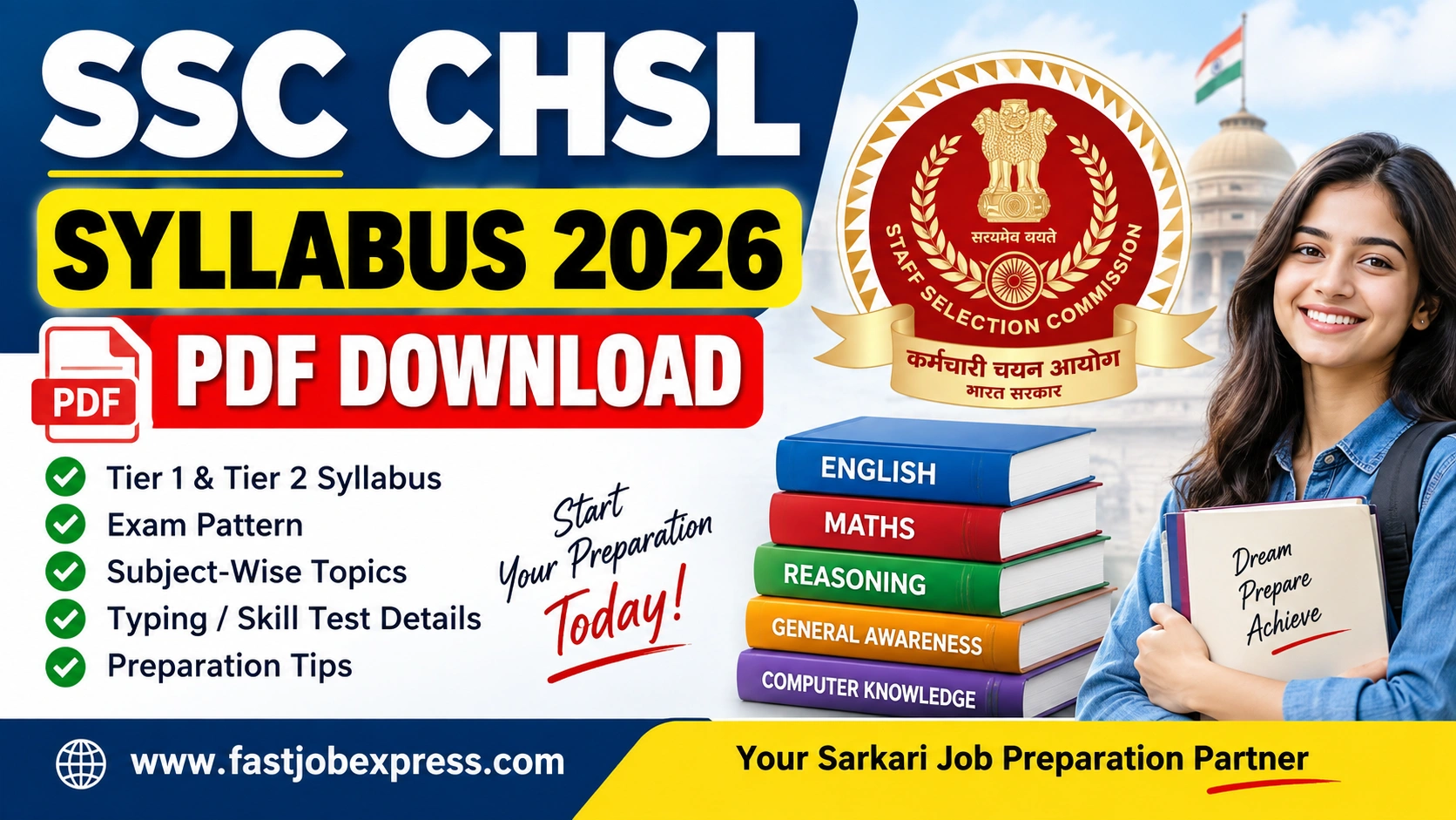 SSC CHSL Syllabus 2026 PDF Download